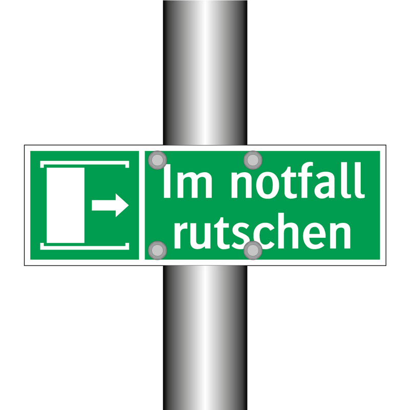 Im notfall rutschen