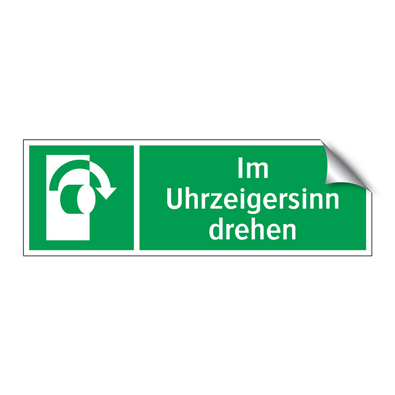 Im Uhrzeigersinn drehen