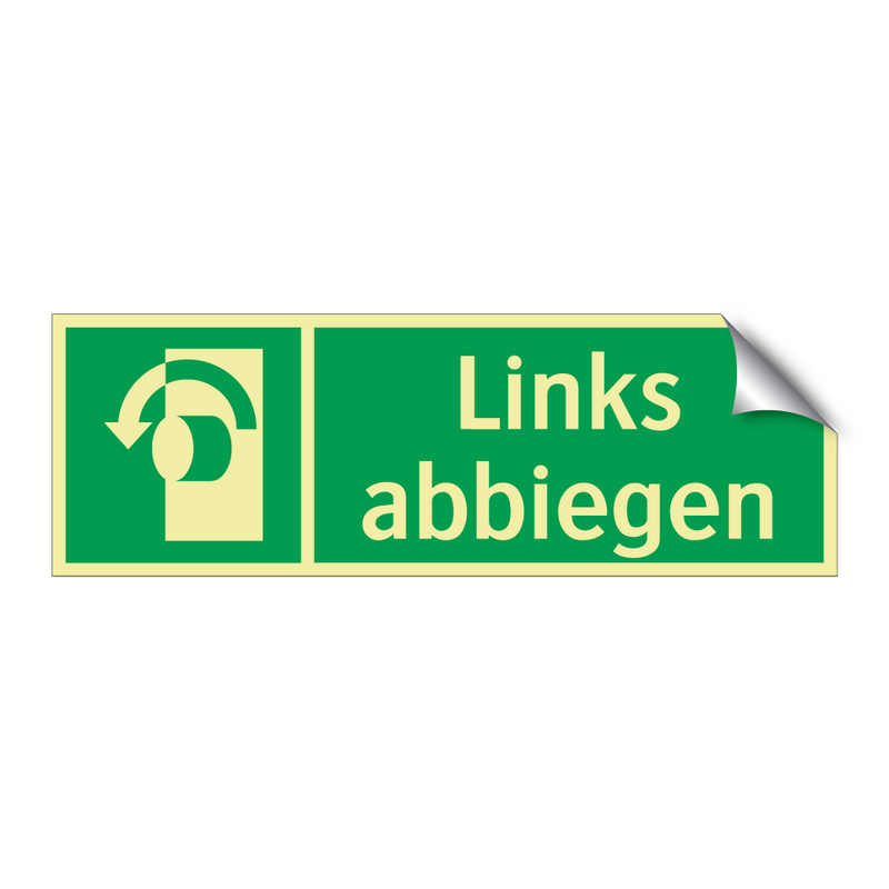 Links abbiegen