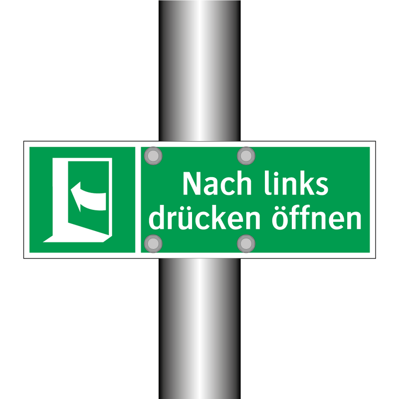 Nach links drücken öffnen