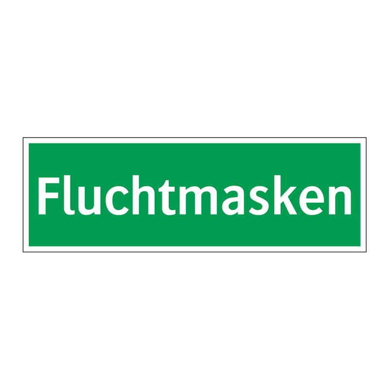 Fluchtmasken