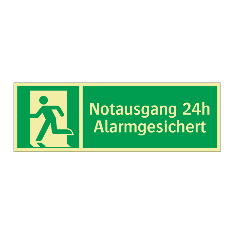 Notausgang 24h Alarmgesichert