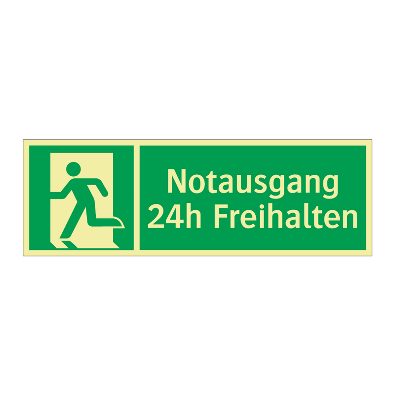 Notausgang 24h Freihalten