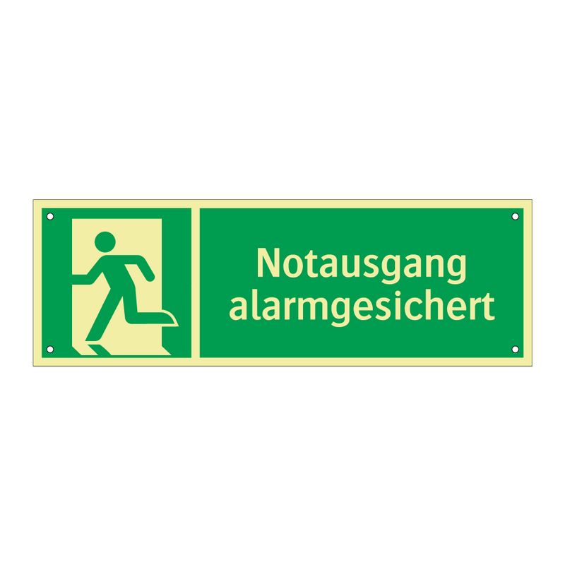 Notausgang alarmgesichert