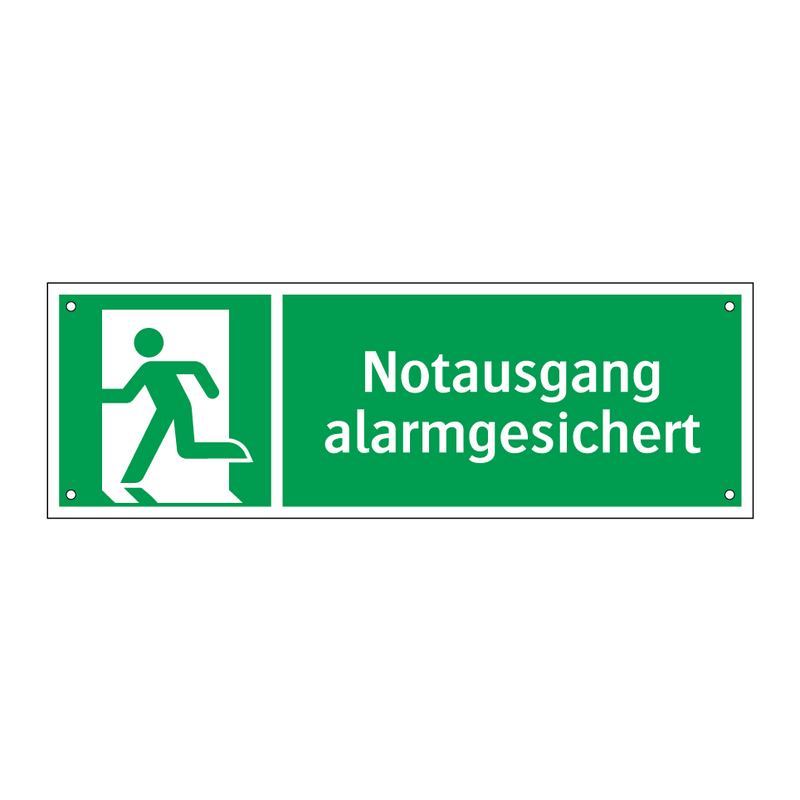 Notausgang alarmgesichert