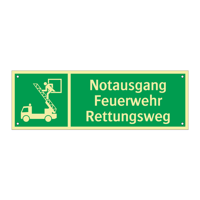 Notausgang Feuerwehr Rettungsweg