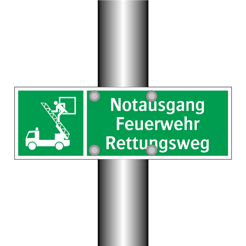 Notausgang Feuerwehr Rettungsweg