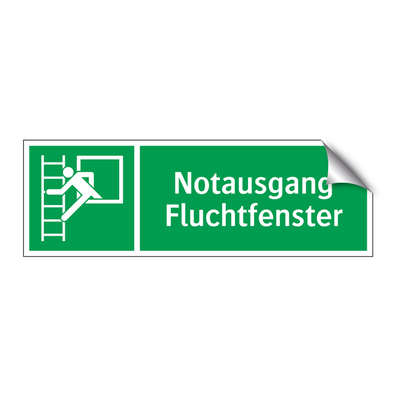 Notausgang Fluchtfenster