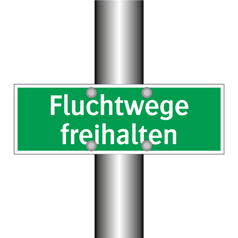 Fluchtwege freihalten