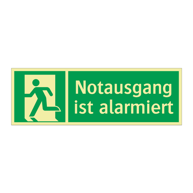 Notausgang ist alarmiert