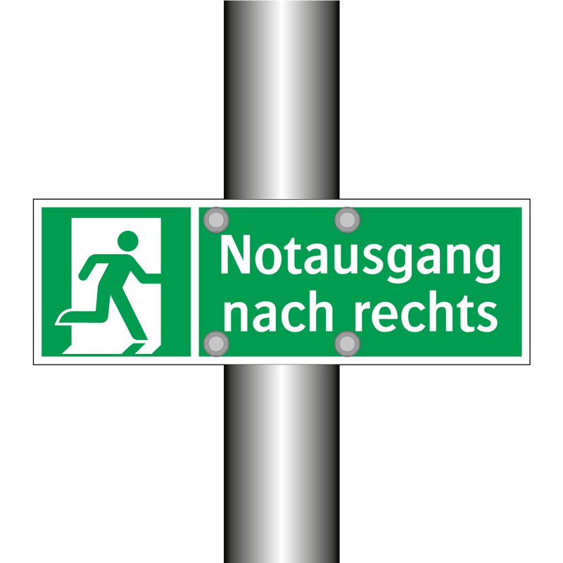 Notausgang nach rechts