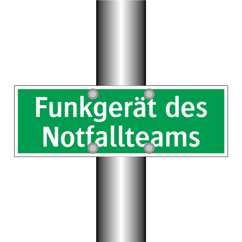 Funkgerät des Notfallteams