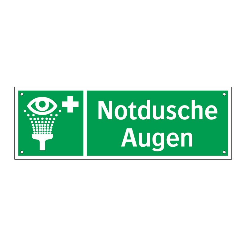 Notdusche Augen