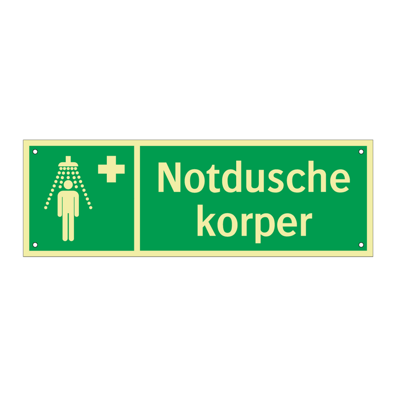 NOTDUSCHE KORPER