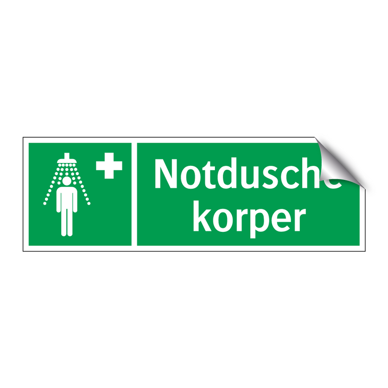 NOTDUSCHE KORPER