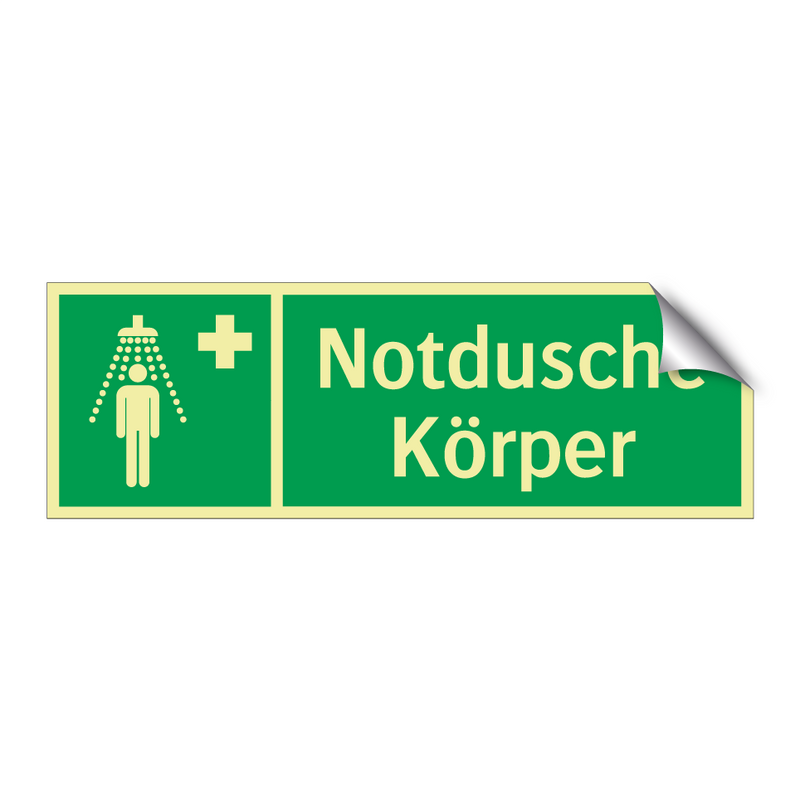 Notdusche Körper