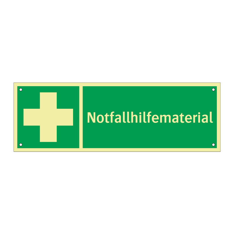 Notfallhilfematerial