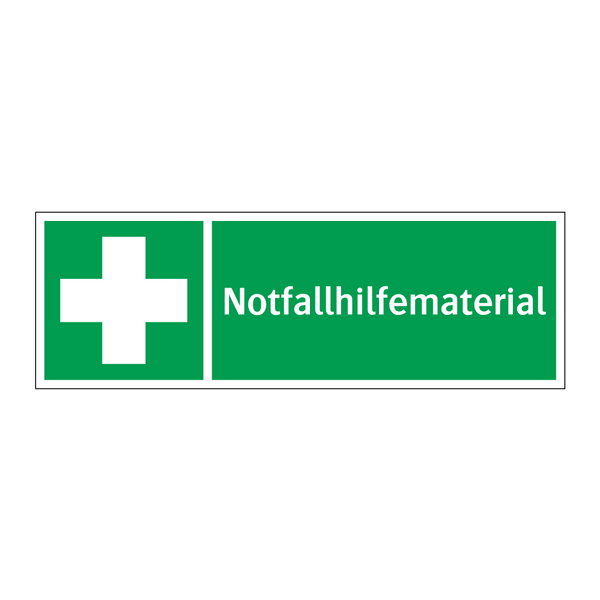 Notfallhilfematerial