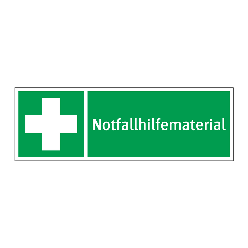 Notfallhilfematerial