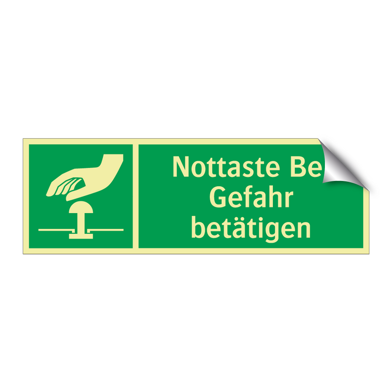 Nottaste Bei Gefahr betätigen