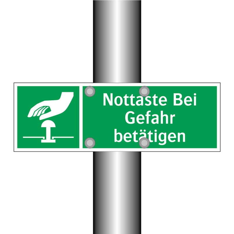 Nottaste Bei Gefahr betätigen