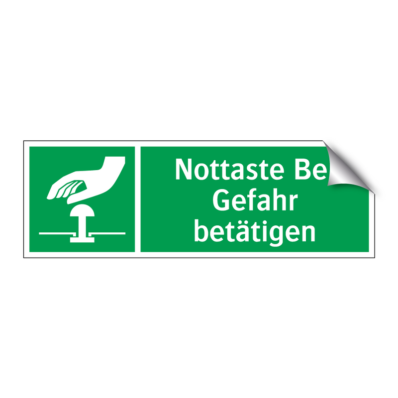 Nottaste Bei Gefahr betätigen