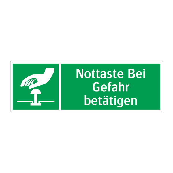 Nottaste Bei Gefahr betätigen