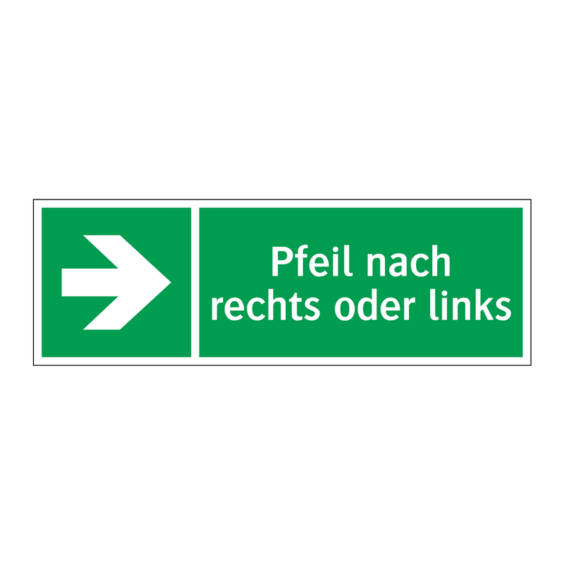 Pfeil nach rechts oder links