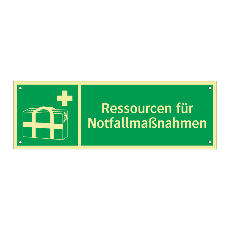 Ressourcen für Notfallmaßnahmen