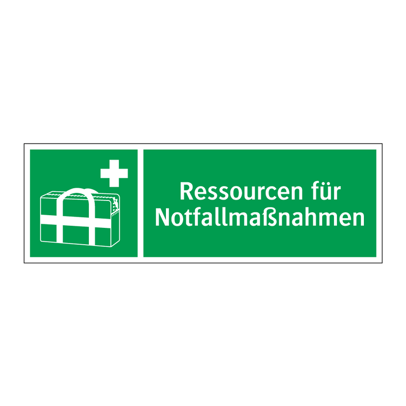 Ressourcen für Notfallmaßnahmen