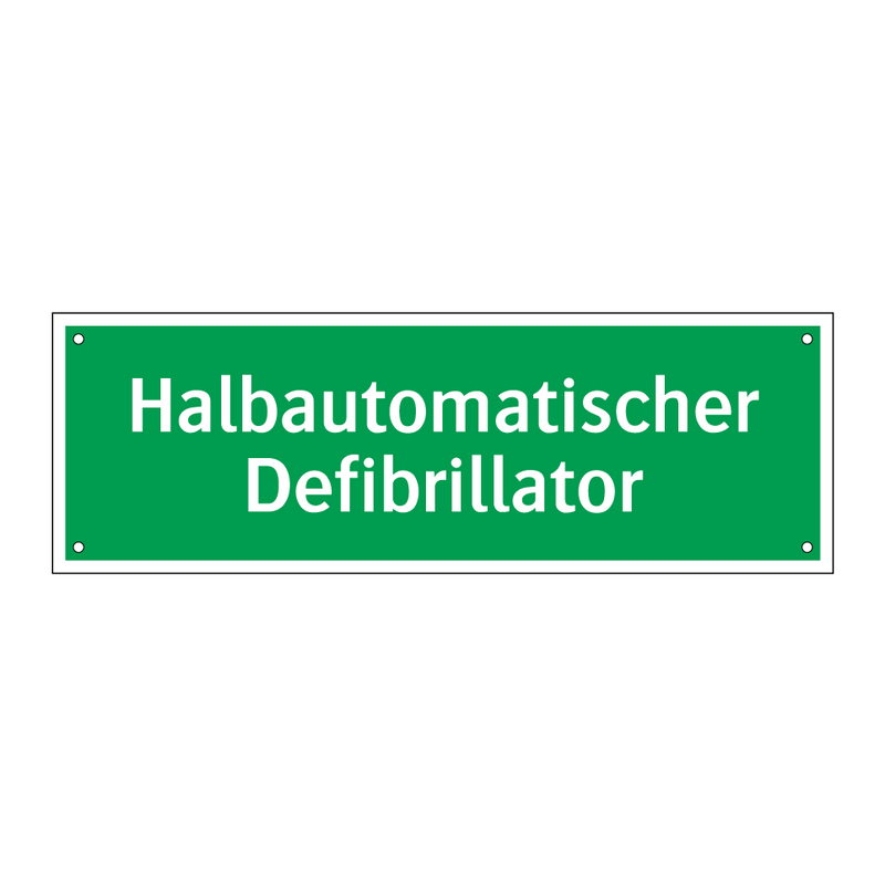 Halbautomatischer Defibrillator