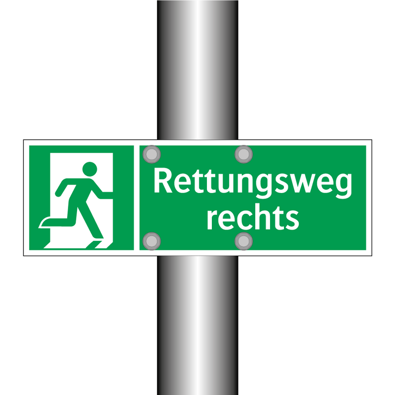 Rettungsweg rechts