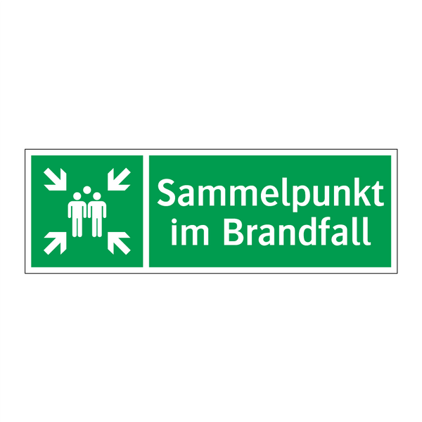 Sammelpunkt im Brandfall