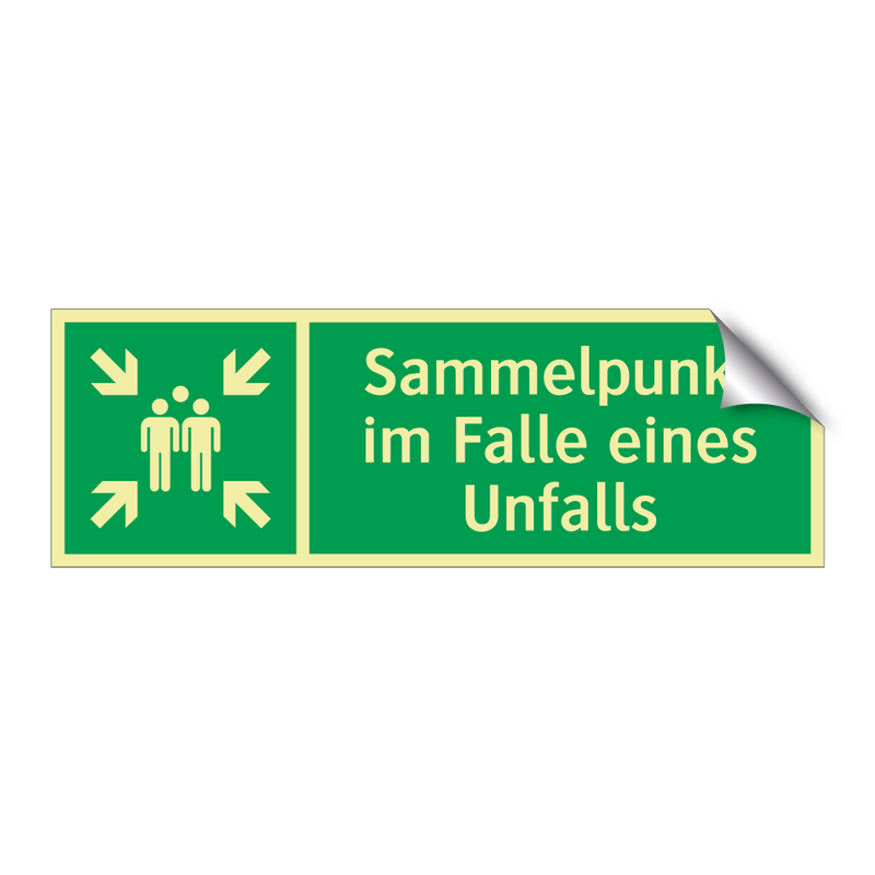 Sammelpunkt im Falle eines Unfalls