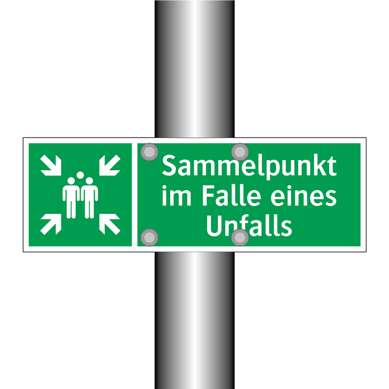 Sammelpunkt im Falle eines Unfalls