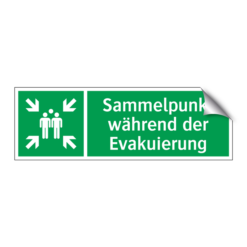 Sammelpunkt während der Evakuierung