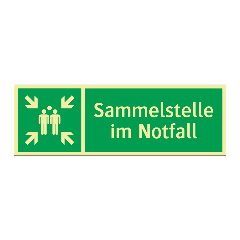 Sammelstelle im Notfall