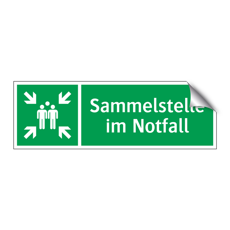 Sammelstelle im Notfall