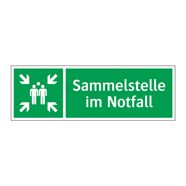 Sammelstelle im Notfall