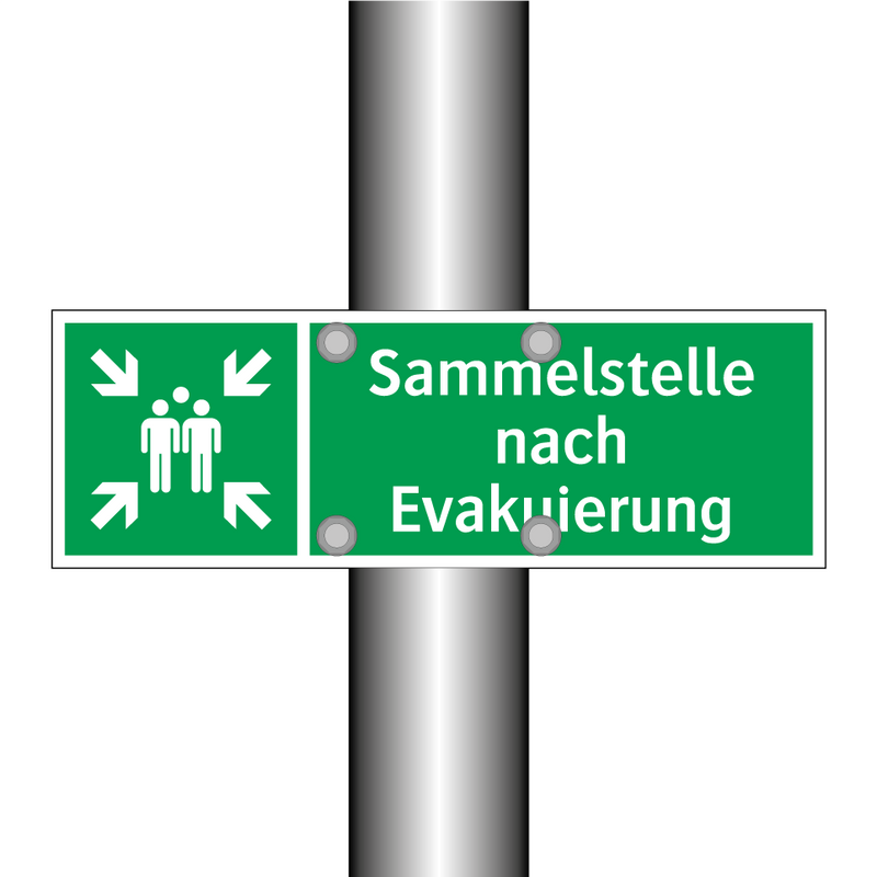 Sammelstelle nach Evakuierung