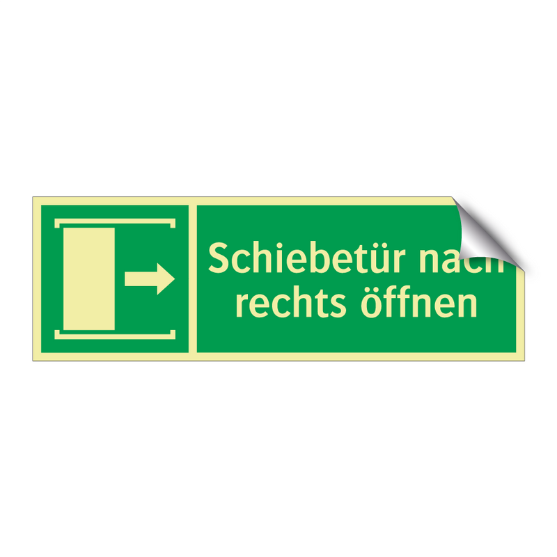 Schiebetür nach rechts öffnen