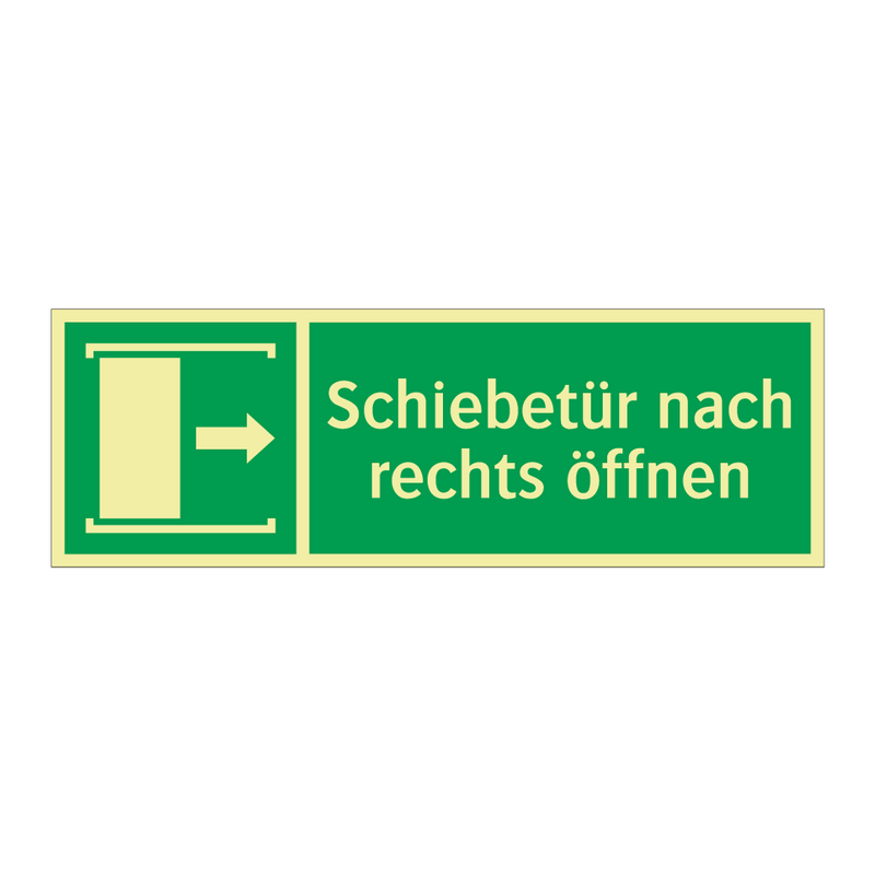 Schiebetür nach rechts öffnen