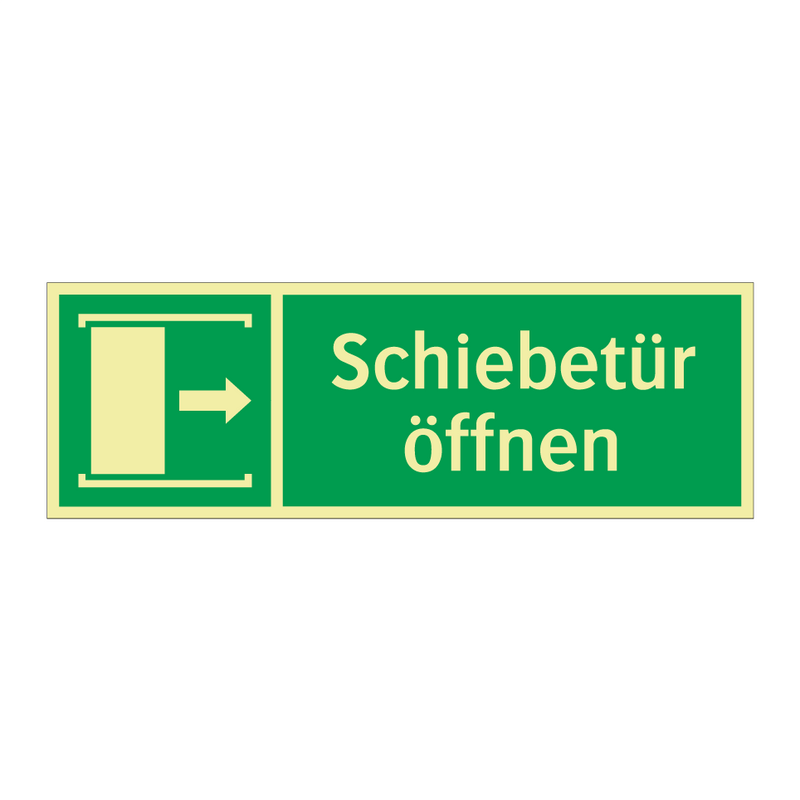 Schiebetür öffnen