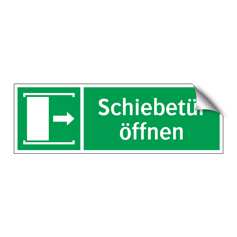 Schiebetür öffnen