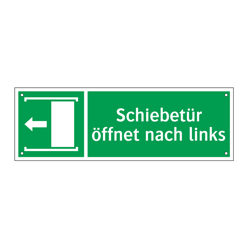 Schiebetür öffnet nach links