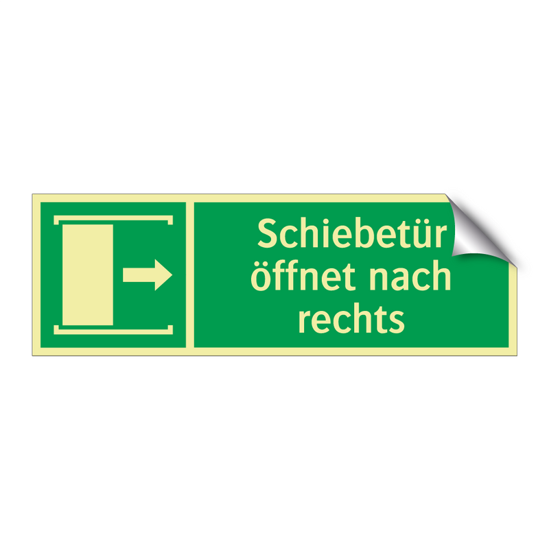 Schiebetür öffnet nach rechts