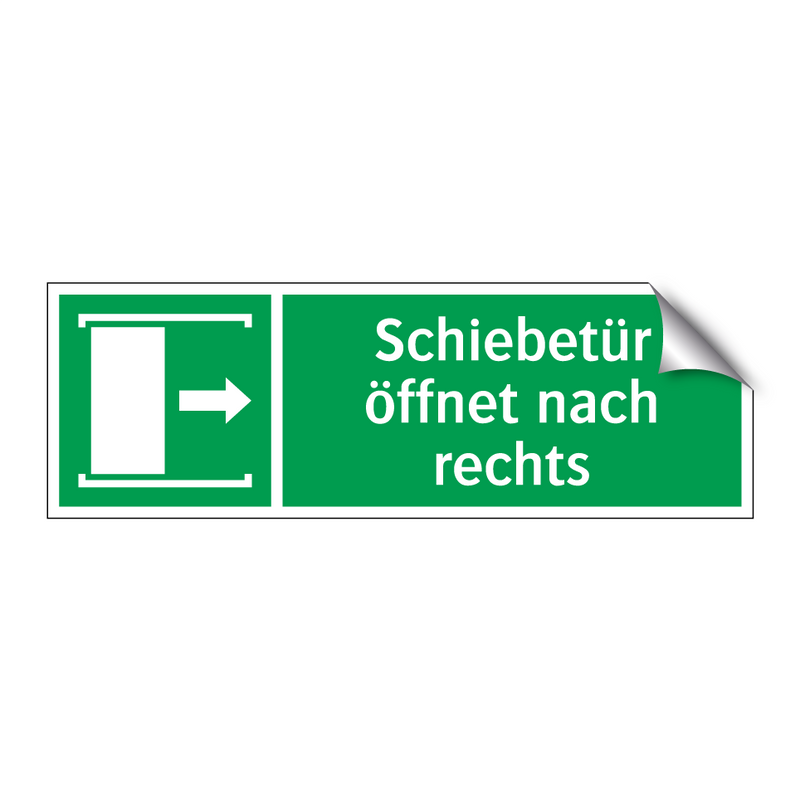 Schiebetür öffnet nach rechts