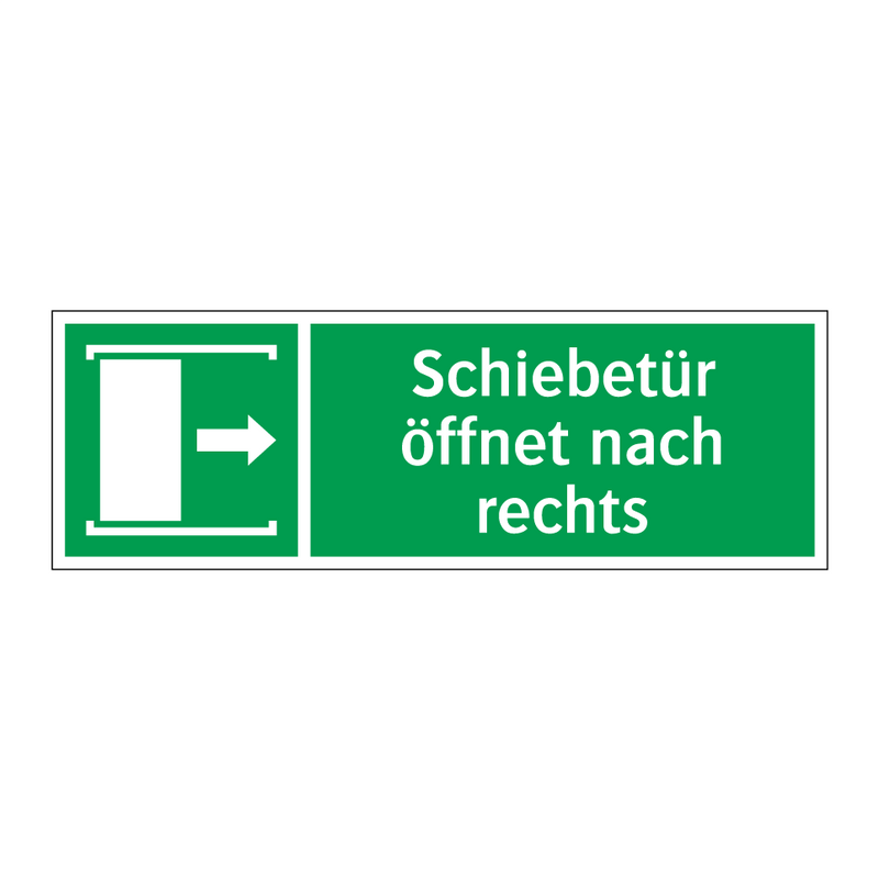 Schiebetür öffnet nach rechts