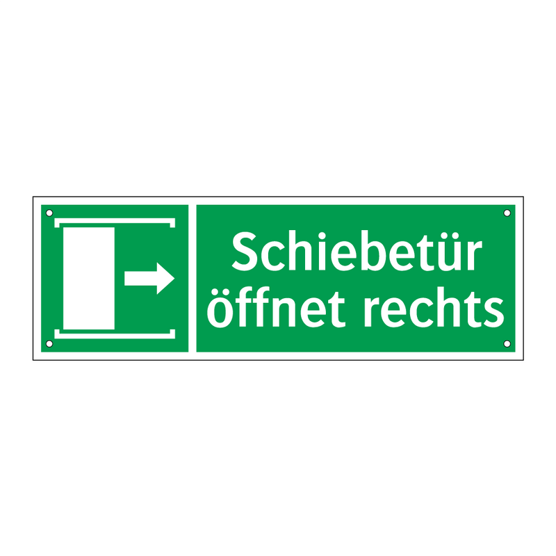 Schiebetür öffnet rechts