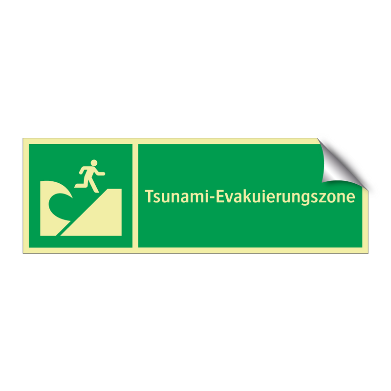 Tsunami-Evakuierungszone